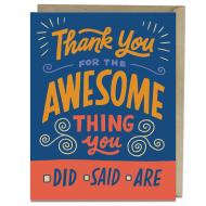 Awesome Thank You Card