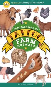Busy Barnyard of Tattoo Farm Animals